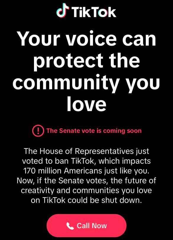 TikTok просит поддержки у пользователей в США